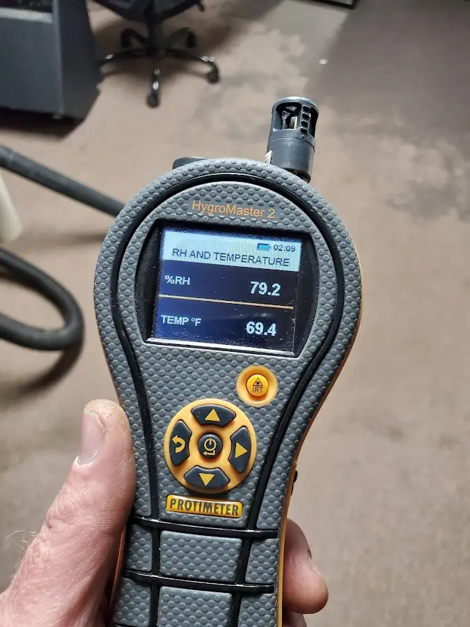 Moisture meter humidity assessment for Mold Remediation & Removal in St. Marys